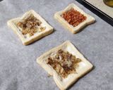 Foto del paso 3 de la receta: Pan de molde al horno con chorizo, huevo y queso