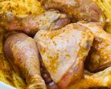 A picture of step 1 of Lemon and Herb Chicken.