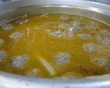 Hình bước làm 2 của món Bánh canh bột xắt nấu tôm thịt viên