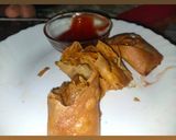 A picture of step 4 of Spring rolls.