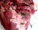 A picture of step 3 of My Rosemary and Garlic flavoured Roast Lamb. 🤩.