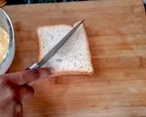 A picture of step 5 of Bread pakora chat.