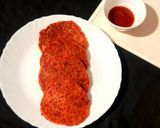 A picture of step 7 of Beetroot Rava Uttapam.