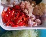 Foto langkah ke 1 dari resep Tumis pepaya muda pedas.