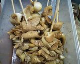 Foto langkah ke 3 dari resep Sate Jamur Tiram.