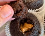 A picture of step 4 of Chocolate Biscoff Cupcakes.