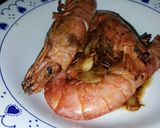 Foto del paso 10 de la receta: Langostinos ahumados flambeados