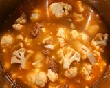 A picture of step 4 of Instant Pot Low carb Zuppa Toscana soup.