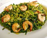 Foto langkah ke 5 dari resep Tumis kangkung bunga pepaya.