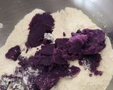 Foto langkah ke 4 dari resep Donat Ubi Ungu (Purple Yam Murasakiimo Donuts).