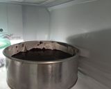 Foto langkah ke 17 dari resep Cake Cokelat Ketagih.