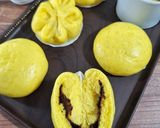 Foto langkah ke 8 dari resep Bakpao Labu Kuning Isi Cokelat.
