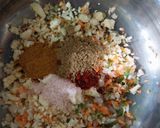 A picture of step 1 of Spaghetti with pumpkin sauce and Veg Balls.