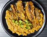 পোস্ত নারকেল বেগুন কারী(Posto Narkel begun curry recipe in bengali) রেসিপি ধাপ - 8 ছবি