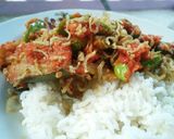 Foto langkah ke 5 dari resep Balado Terong Pete Teri Medan.