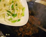 A picture of step 4 of Mongolian Beef for Two.