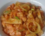 Foto langkah ke 5 dari resep Udang Tahu Asam Manis.