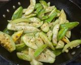 A picture of step 2 of Parwal besan ki sabji (dinner).