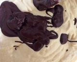 A legfinomabb kevert, csíkos, gyümölcsös süti recept fázis 5 fotója