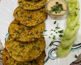 A picture of step 7 of Crispy Masala Puri with Vegetable Methi.