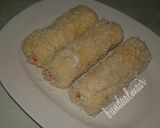 Foto langkah ke 2 dari resep Roti goreng gulung sosis, cemilan bocil sehat & bergizi💪.