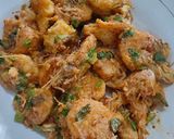 Foto langkah ke 4 dari resep Udang Goreng Telur Asin.