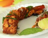 A picture of step 2 of Tawa panner tikki.