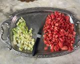 A picture of step 1 of Vegetable curry and rice ❦.