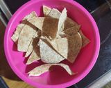 Φωτογραφία βήματος 1 της συνταγής Τύπου "nachos" τραγανά τσιπς από τορτίγια