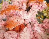 Foto del paso 9 de la receta Pimientos rellenos de carne y gratinados con salsa de puerro
