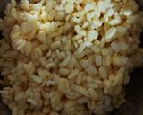 A picture of step 1 of Moong Dal Idli.