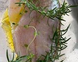 創意香桔香料烤鱸魚🐟的食譜步驟2照片