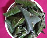Foto langkah ke 3 dari resep Lupis Pandan Piramida.