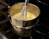 A picture of step 9 of Spicy Grilled Cauliflower with Sriracha Hollindaise Sauce.