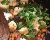 A picture of step 6 of Vegetable Pulao.