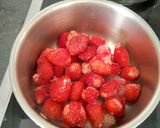 Une image de l'étape 1 de Dessert fraise frangipane.