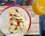 Une image de l'étape 2 de Wrap omelette.
