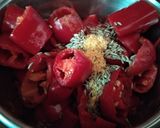 A picture of step 1 of Mirchi ki chutney.