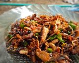 Foto langkah ke 9 dari resep Oseng pindang ale lombok ijo.
