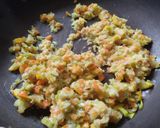 Foto del paso 4 de la receta: Batata/camote/boniato relleno de salteado de vegetales🍠🥦🧅🌶️