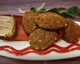 A picture of step 6 of Kodappan cutlets / banana blossom cutlets.