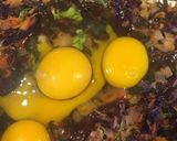 Foto del paso 2 de la receta: Tortilla de lechuga y hojas de remolacha