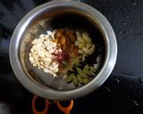 A picture of step 1 of Thandai Mix.
