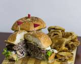 American lamb cheese burger recipe step 1 photo