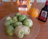 Foto del paso 1 de la receta: Mermelada de tomates verdes y naranja