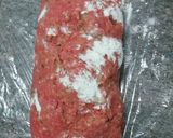 Foto del paso 9 de la receta: Rollo de carne picada relleno de jamón y queso