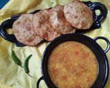 A picture of step 13 of Bedmi puri and aalo tamater masala wale.