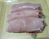 Foto del paso 1 de la receta: Brocheta de pollo c/panceta