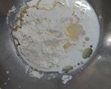 A picture of step 2 of Glaze Dough nuts.