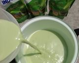 Foto langkah ke 4 dari resep Pudding Matcha Labu Kuning.